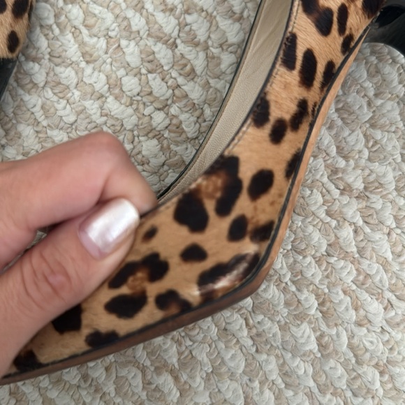Jimmy Choo Cheetah and Patent Heels - Picture 3 of 5